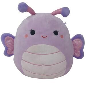Squishmallows Brenda Butterfly Plush 8" Kellytoy Insect Purple Pink‎ Iridescent